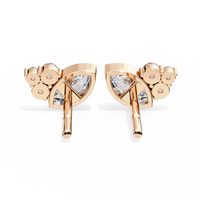 Bliss Marquise & Pear Bezel Lab Grown Diamond Studs - Ophiratbf