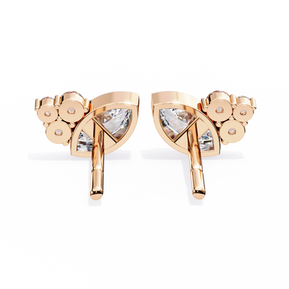 Bliss Marquise & Pear Bezel Lab Grown Diamond Studs