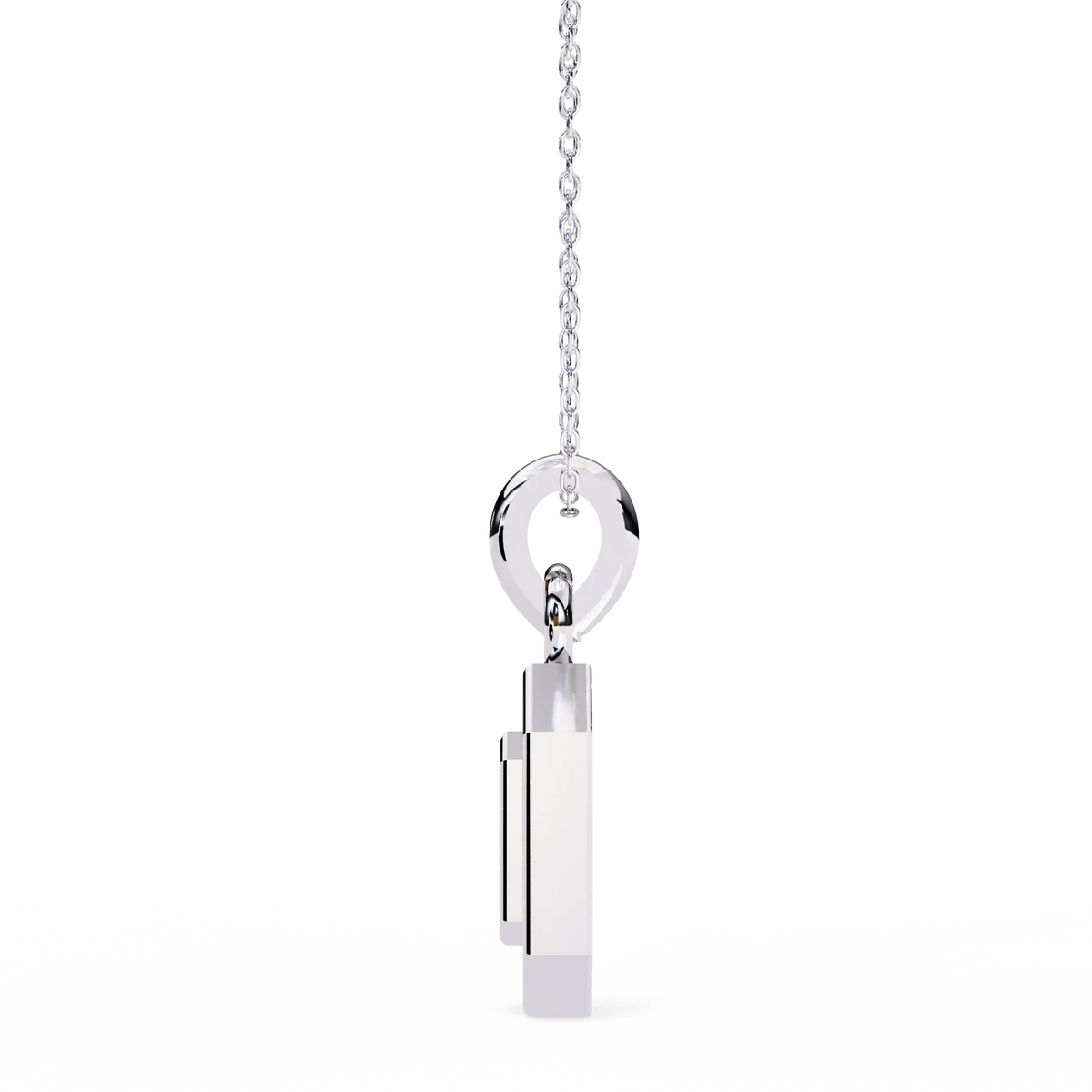 Geo Halo Lab Grown Diamond Pendant - Ophiratbf