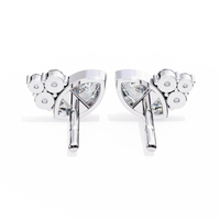 Bliss Marquise & Pear Bezel Lab Grown Diamond Studs - Ophiratbf