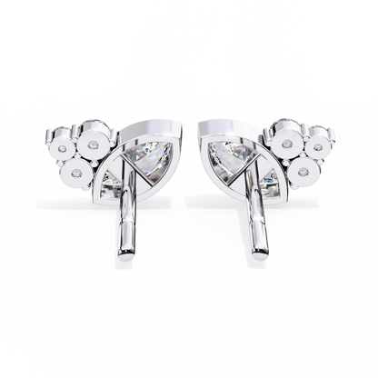 Bliss Marquise & Pear Bezel Lab Grown Diamond Studs