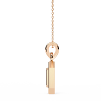 Geo Halo Lab Grown Diamond Pendant - Ophiratbf