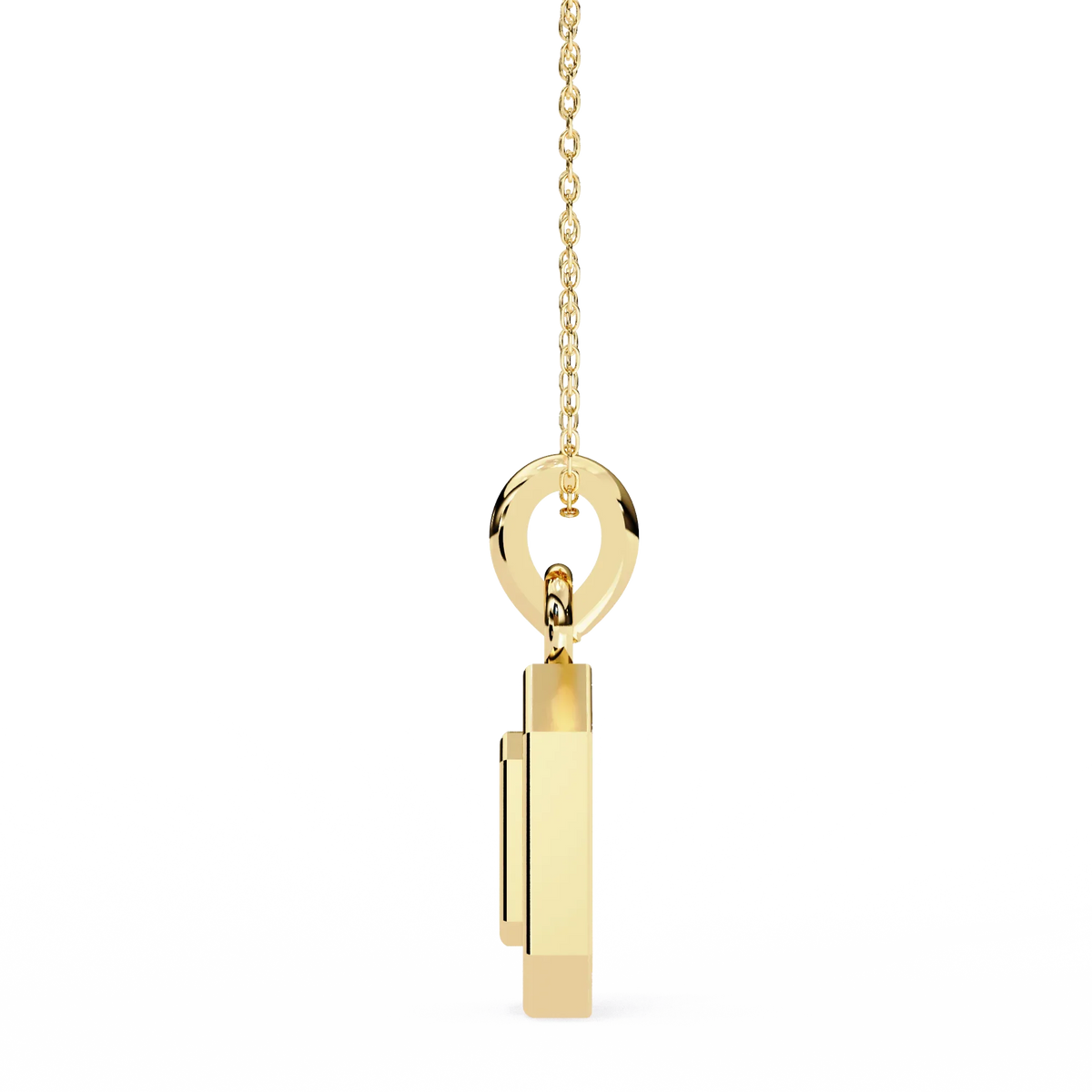 Geo Halo Lab Grown Diamond Pendant - Ophiratbf