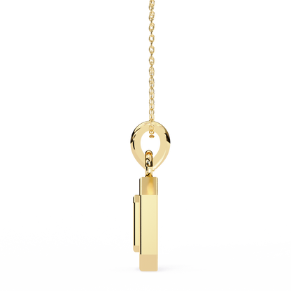 Geo Halo Lab Grown Diamond Pendant