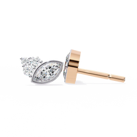 Bliss Marquise & Pear Bezel Lab Grown Diamond Studs - Ophiratbf