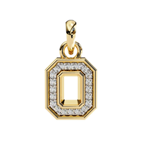 Geo Halo Lab Grown Diamond Pendant - Ophiratbf