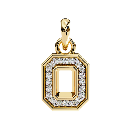 Geo Halo Lab Grown Diamond Pendant