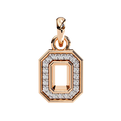 Geo Halo Lab Grown Diamond Pendant