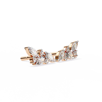 Sylvan Marquise Leaf Lab Grown Diamond Studs - Ophiratbf