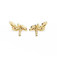 Sylvan Marquise Leaf Lab Grown Diamond Studs - Ophiratbf