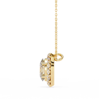 Opaline Halo Oval Lab Grown Diamond Pendant - Ophiratbf