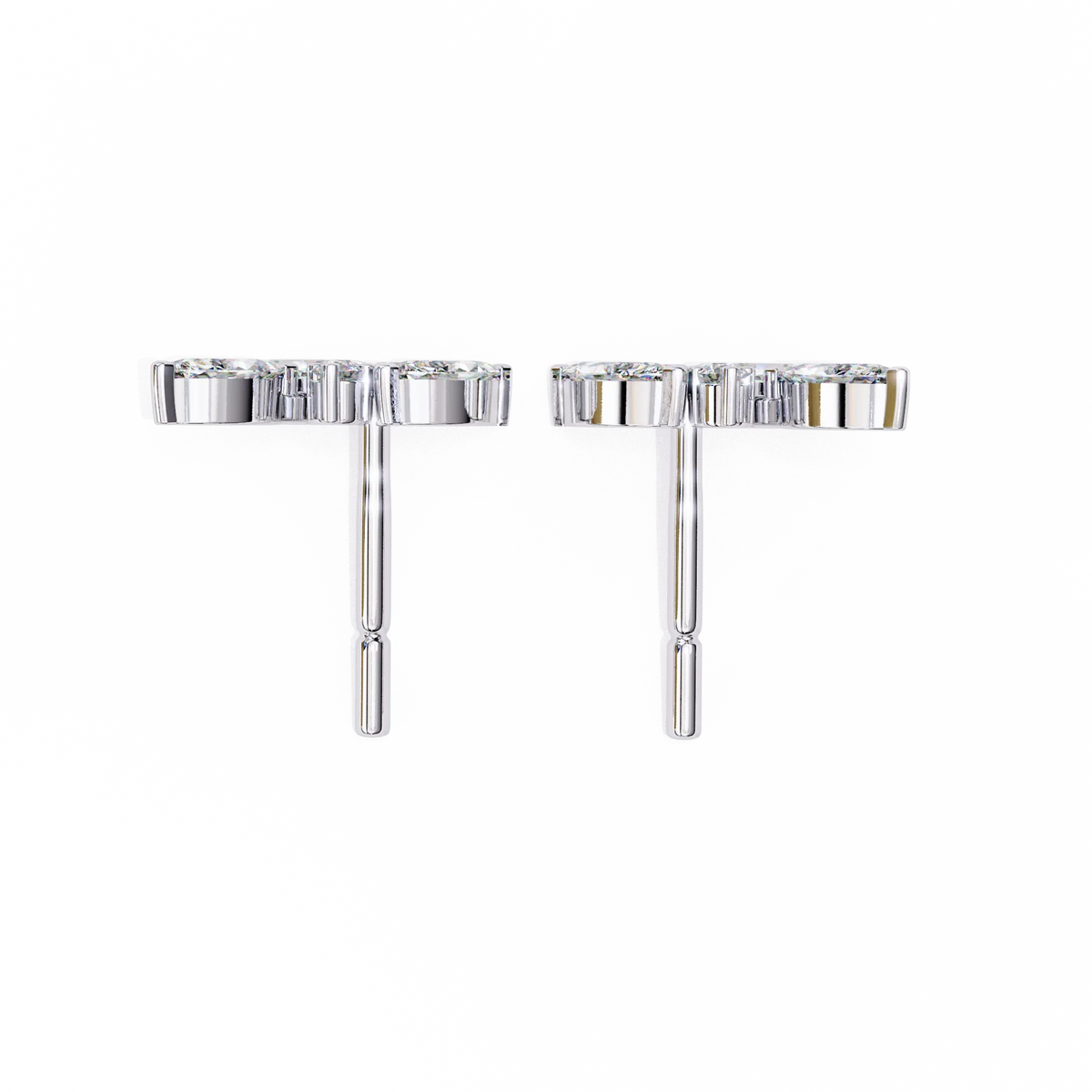 Sylvan Marquise Leaf Lab Grown Diamond Studs - Ophiratbf