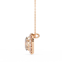 Opaline Halo Oval Lab Grown Diamond Pendant - Ophiratbf