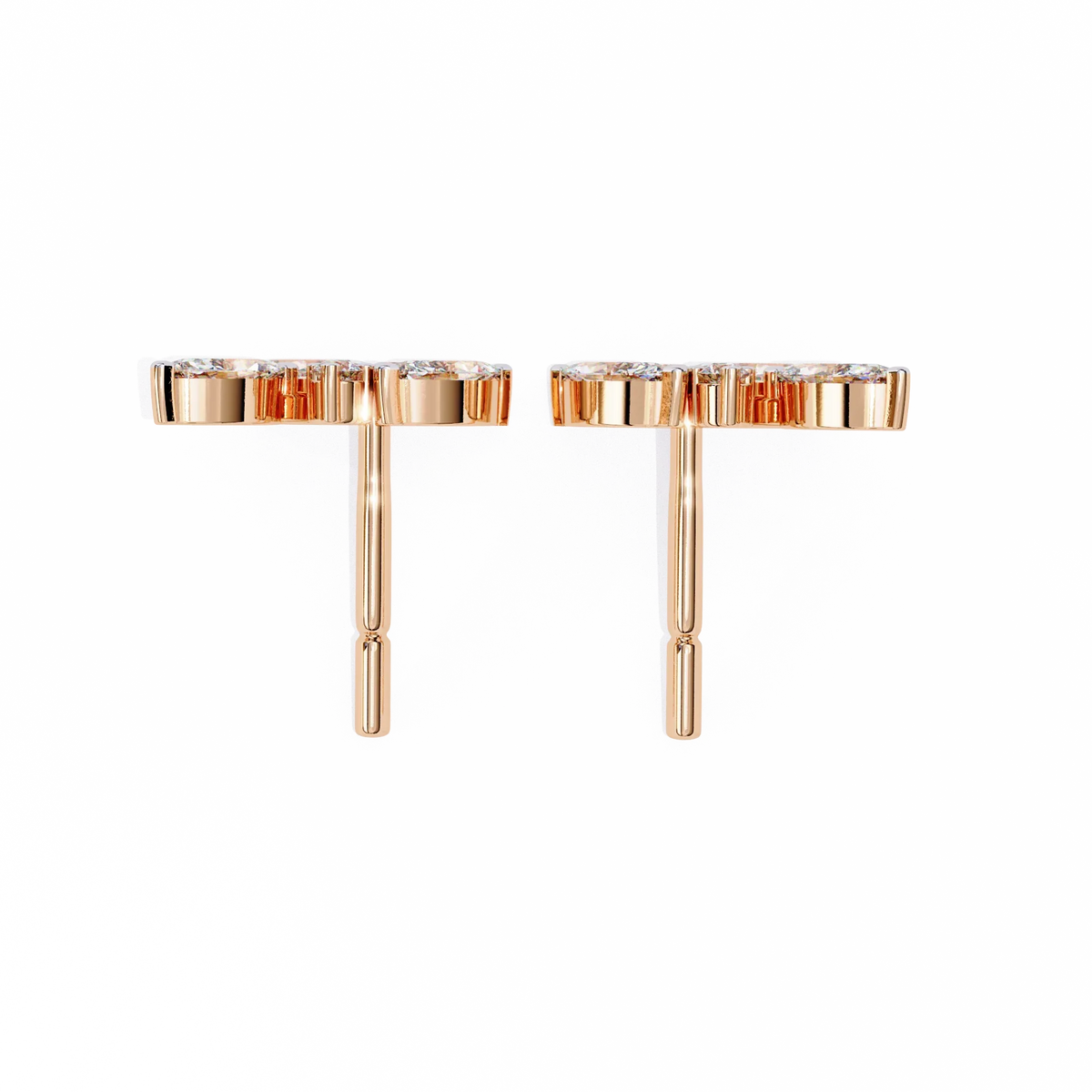 Sylvan Marquise Leaf Lab Grown Diamond Studs - Ophiratbf