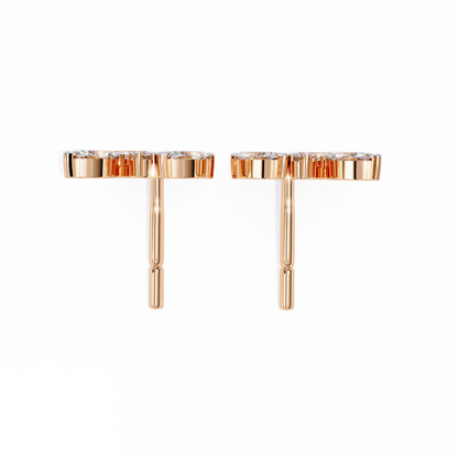 Sylvan Marquise Leaf Lab Grown Diamond Studs