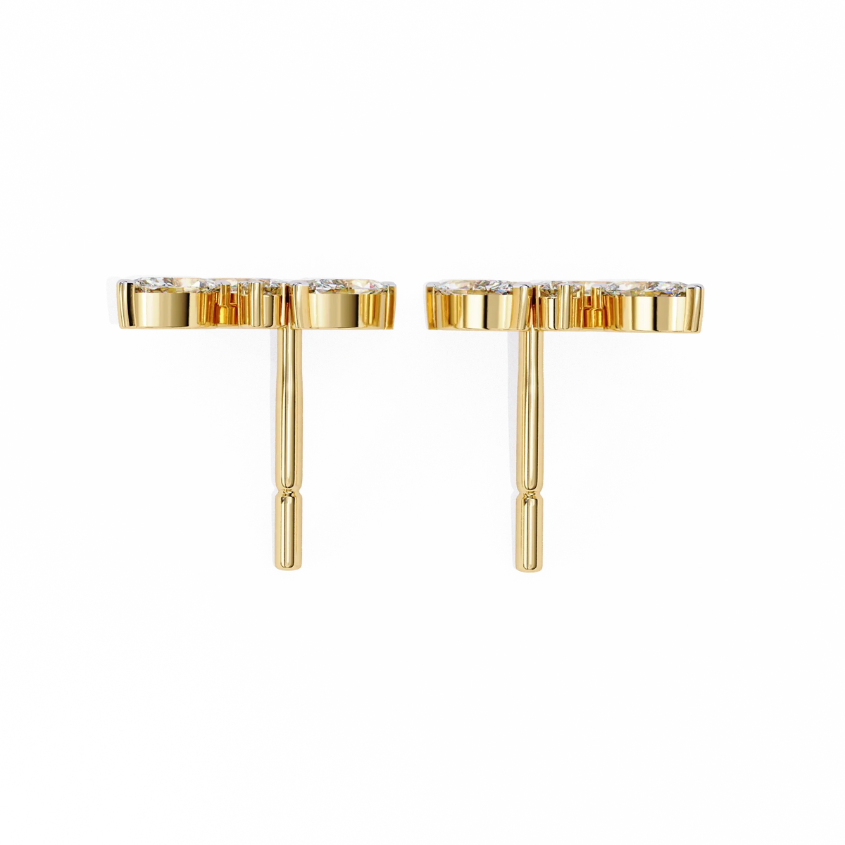 Sylvan Marquise Leaf Lab Grown Diamond Studs - Ophiratbf