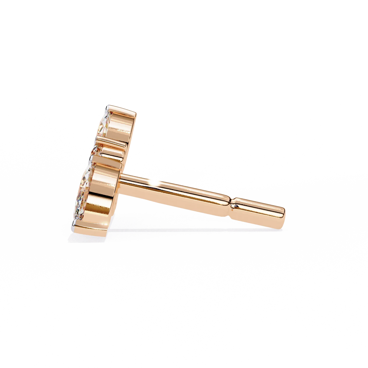 Sylvan Marquise Leaf Lab Grown Diamond Studs - Ophiratbf