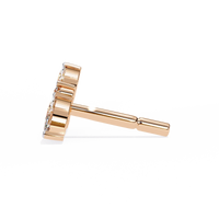 Sylvan Marquise Leaf Lab Grown Diamond Studs - Ophiratbf