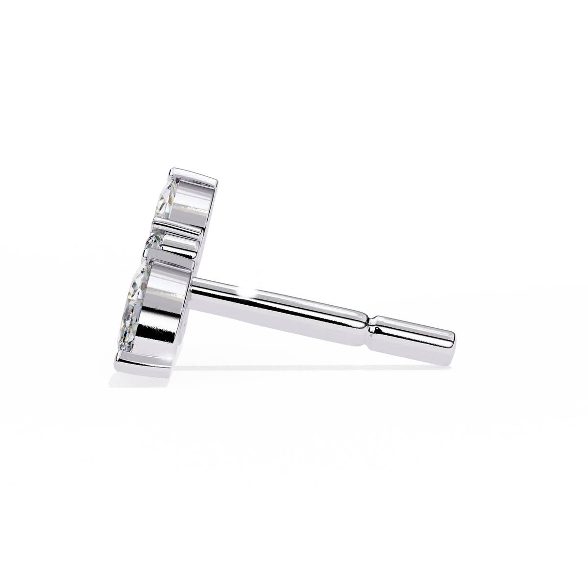 Sylvan Marquise Leaf Lab Grown Diamond Studs - Ophiratbf