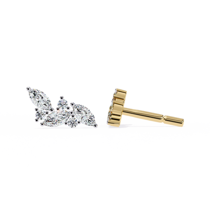 Sylvan Marquise Leaf Lab Grown Diamond Studs