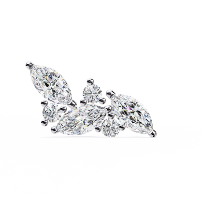 Sylvan Marquise Leaf Lab Grown Diamond Studs