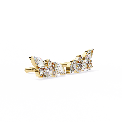Sylvan Marquise Leaf Lab Grown Diamond Studs