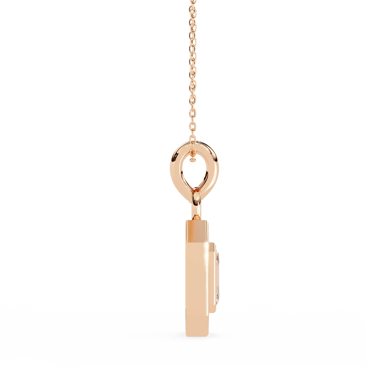 Imperia Double Halo Lab Grown Diamond Pendant - Ophiratbf