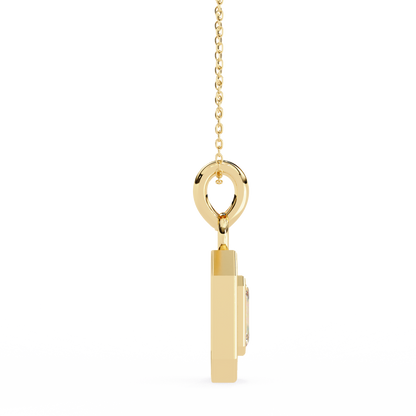 Imperia Double Halo Lab Grown Diamond Pendant