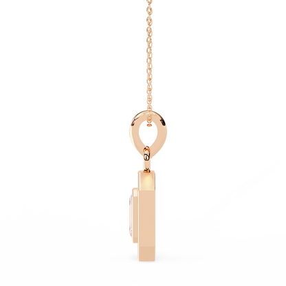 Imperia Double Halo Lab Grown Diamond Pendant