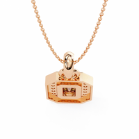 Imperia Double Halo Lab Grown Diamond Pendant - Ophiratbf