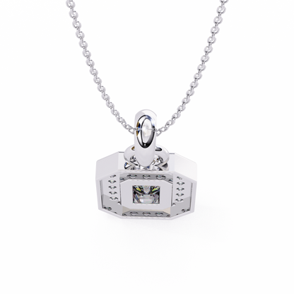 Imperia Double Halo Lab Grown Diamond Pendant