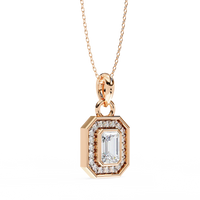 Imperia Double Halo Lab Grown Diamond Pendant - Ophiratbf
