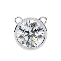 Aurora Bezel Solitaire Lab Grown Diamond Necklace - Ophiratbf