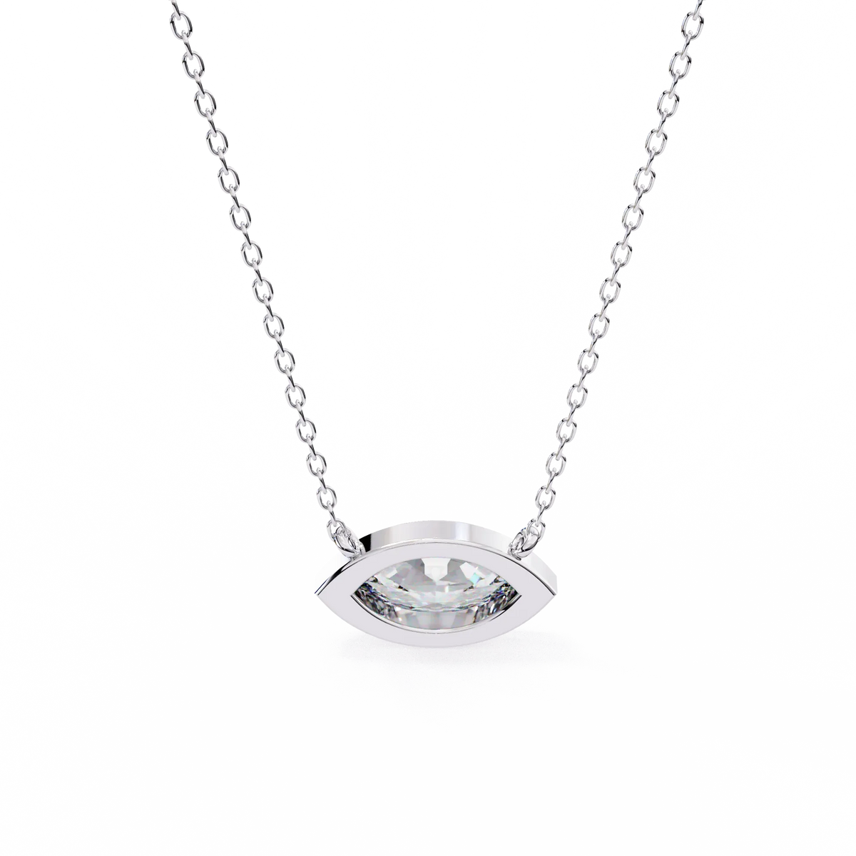 Guardian Marquise Lab-Grown Diamond Pendant - Ophiratbf