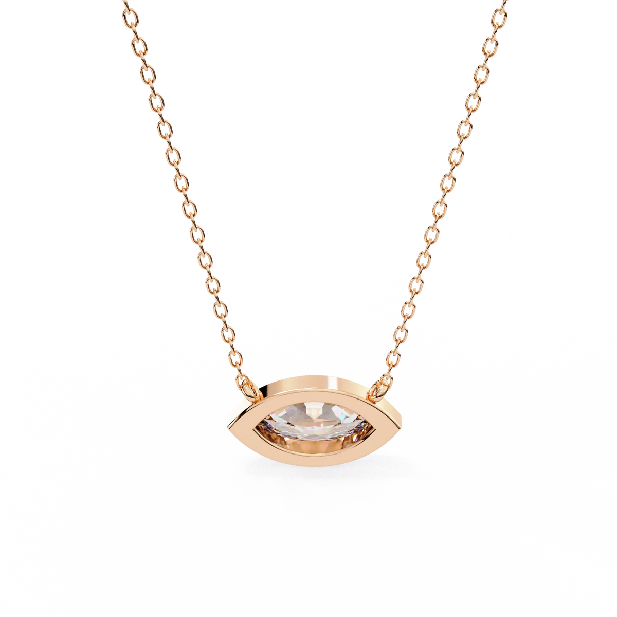 Guardian Marquise Lab-Grown Diamond Pendant - Ophiratbf