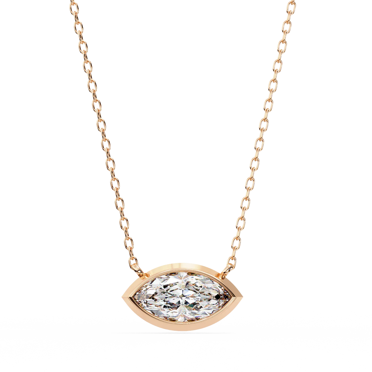 Guardian Marquise Lab-Grown Diamond Pendant - Ophiratbf