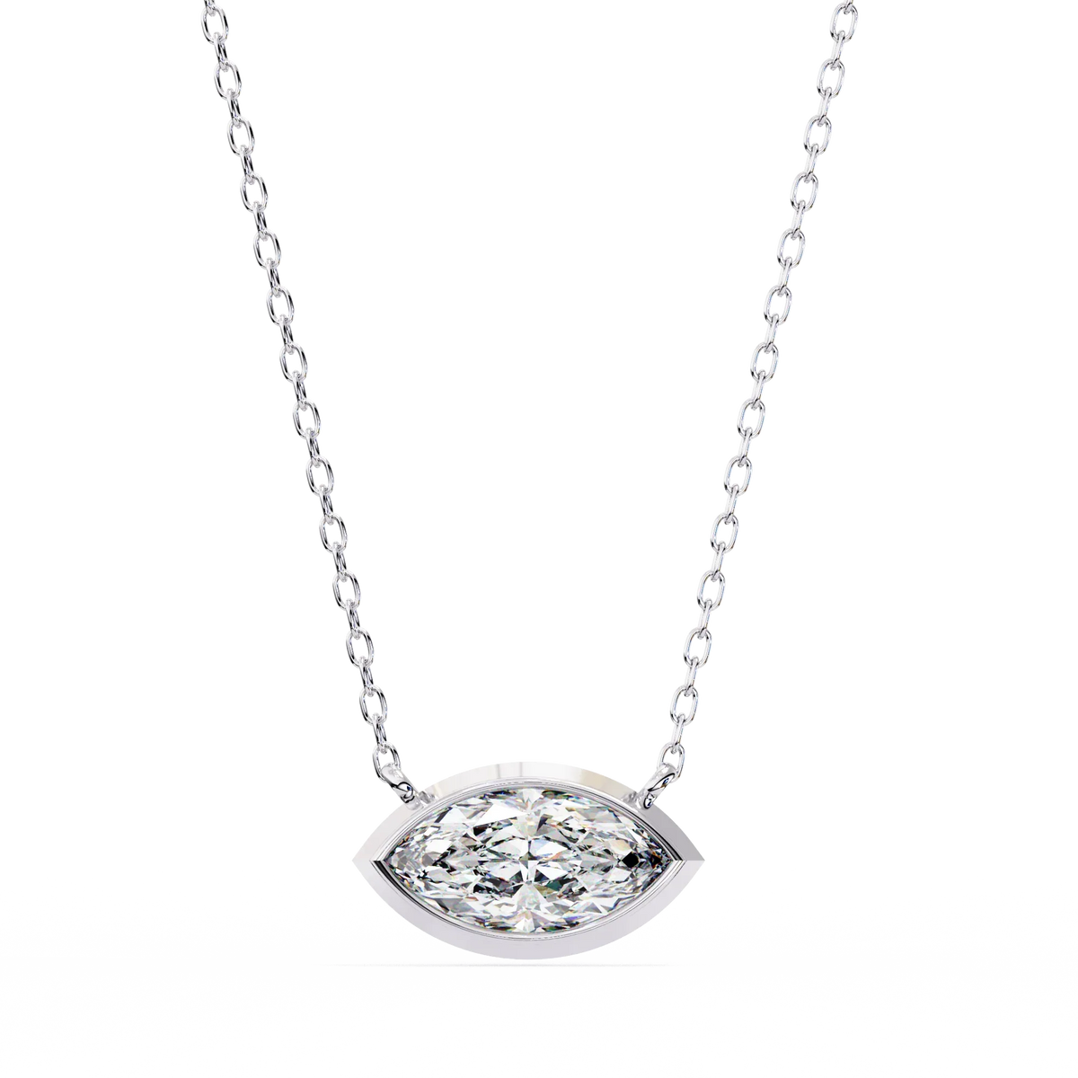 Guardian Marquise Lab-Grown Diamond Pendant - Ophiratbf