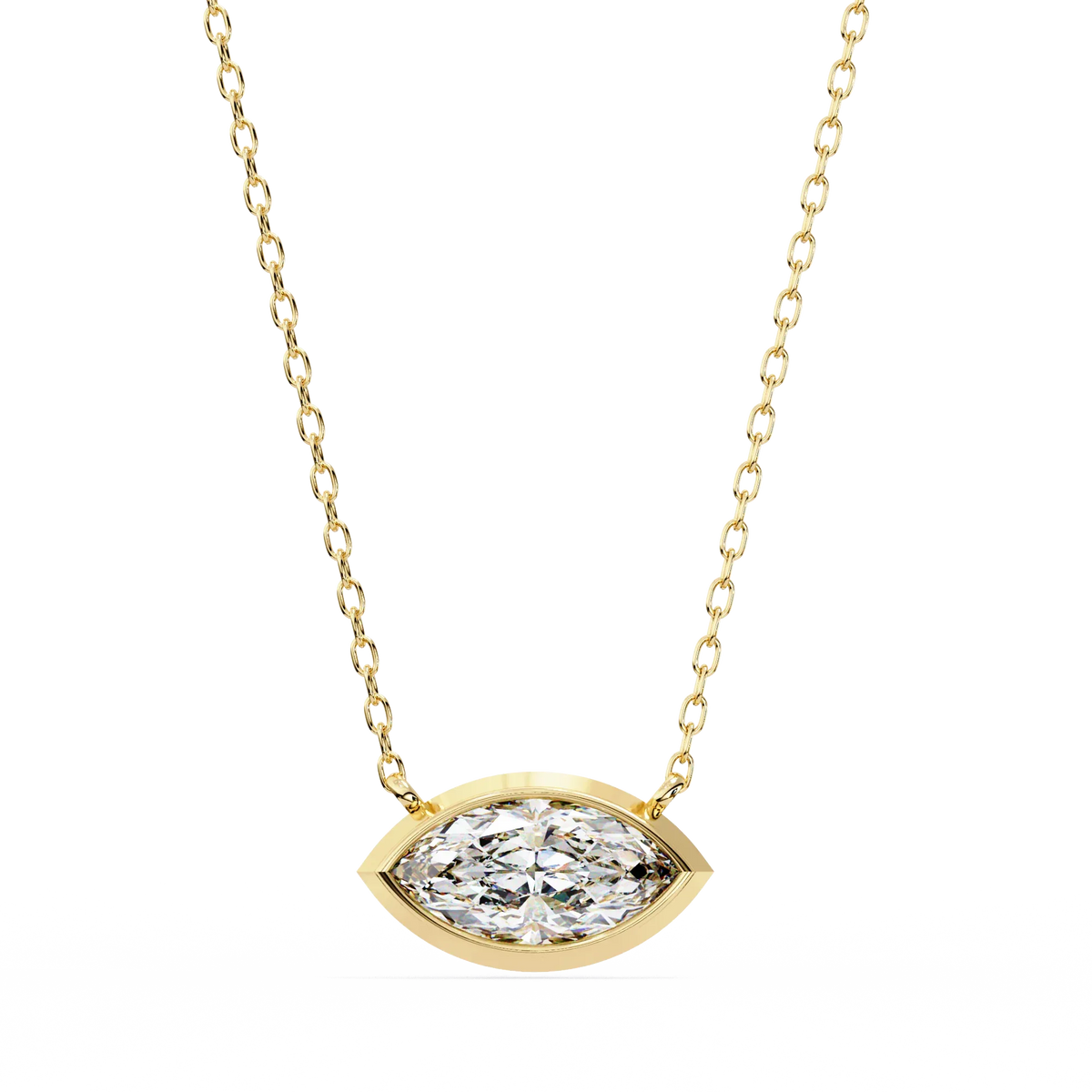 Guardian Marquise Lab-Grown Diamond Pendant - Ophiratbf