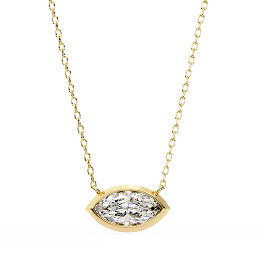 Guardian Marquise Lab-Grown Diamond Pendant