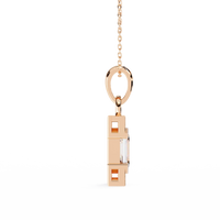 Empire Baguette Lab Grown Diamond Pendant - Ophiratbf