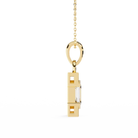 Empire Baguette Lab Grown Diamond Pendant - Ophiratbf