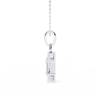 Empire Baguette Lab Grown Diamond Pendant - Ophiratbf