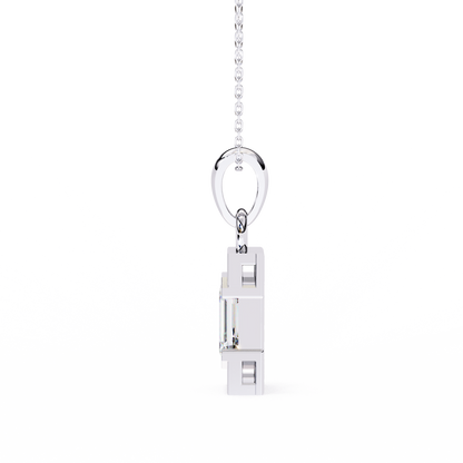Empire Baguette Lab Grown Diamond Pendant