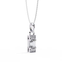 Empire Baguette Lab Grown Diamond Pendant - Ophiratbf
