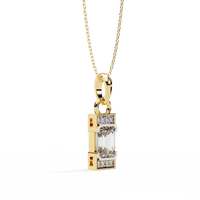 Empire Baguette Lab Grown Diamond Pendant - Ophiratbf
