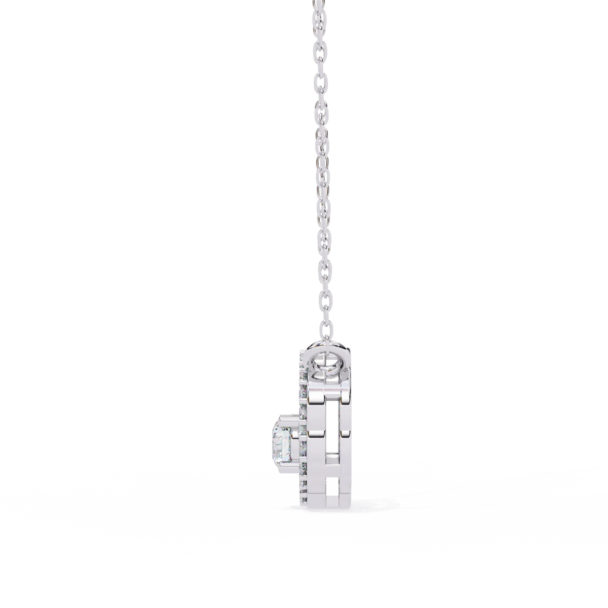 Blossom Cluster Lab Grown Diamond Pendant - Ophiratbf