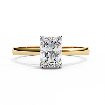 Solene Radiant Solitaire lab grown diamond ring