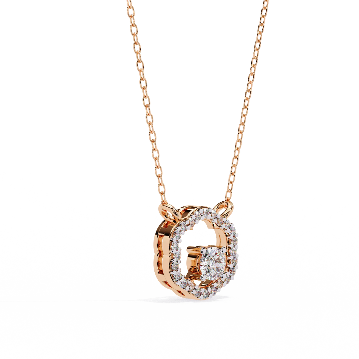 Blossom Cluster Lab Grown Diamond Pendant - Ophiratbf