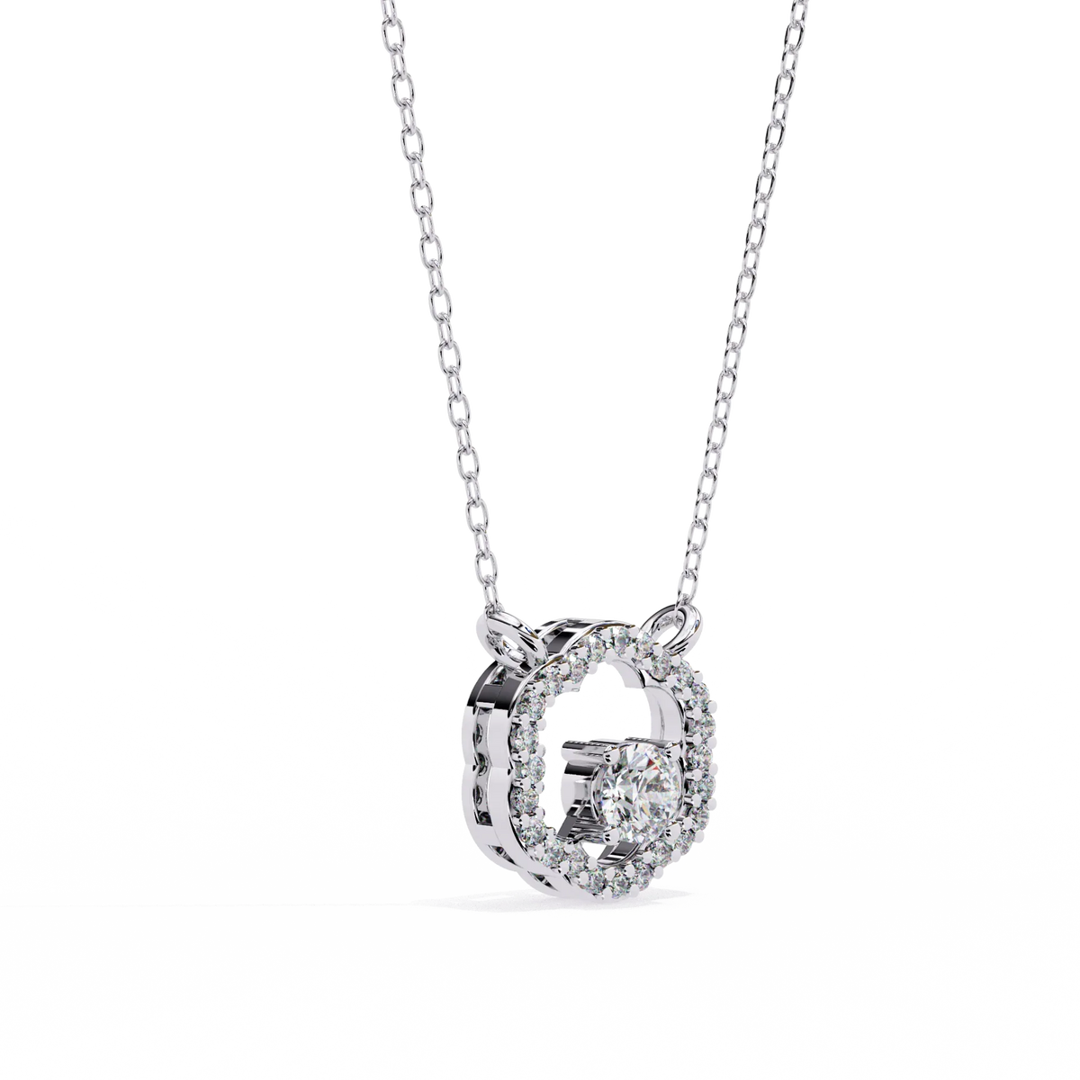 Blossom Cluster Lab Grown Diamond Pendant - Ophiratbf