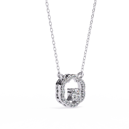 Blossom Cluster Lab Grown Diamond Pendant